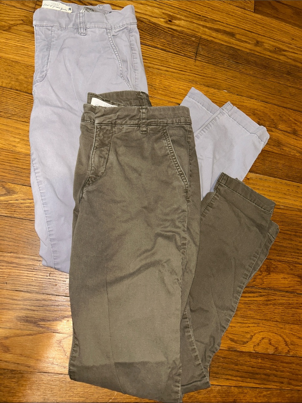 H&M Women's Dress Pants Grey and Olive Bundle